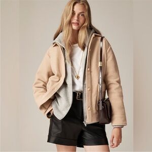 J. Crew Bouclé Shirt Jacket